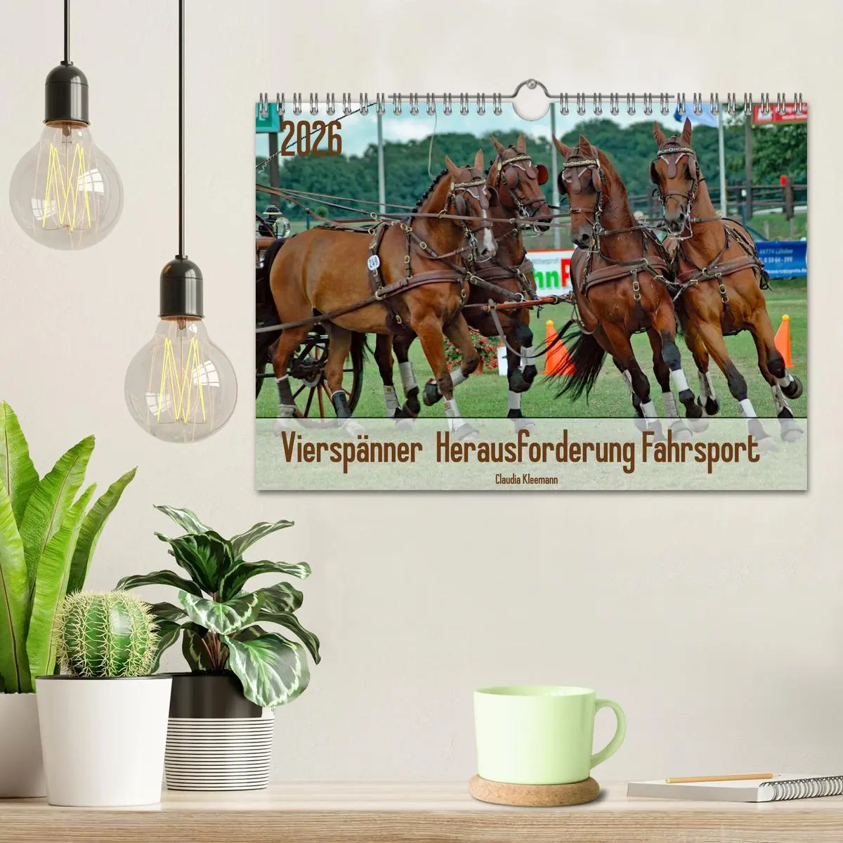 Bild: 9783457584248 | Vierspänner Herausforderung Fahrsport (Wandkalender 2026 DIN A4...