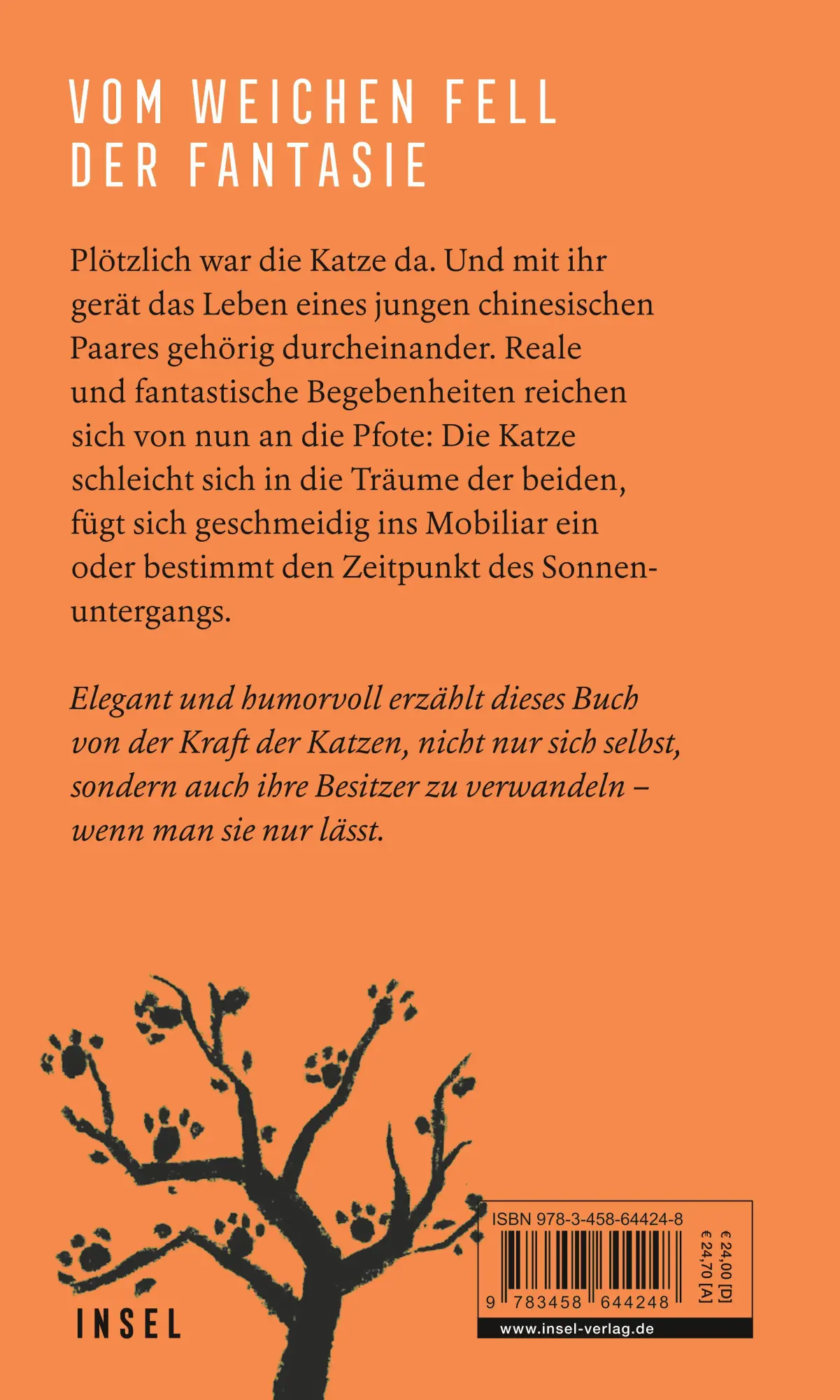 Rückseite: 9783458644248 | Unsichtbare Katzen | Yu Yoyo | Buch | 256 S. | Deutsch | 2024