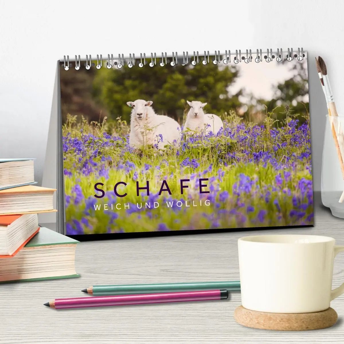 Bild: 9783569764248 | Schafe - Weich und wollig (Tischkalender 2027 DIN A5 quer),...