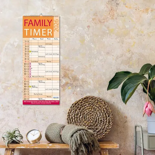 Bild: 9783731884248 | Family Timer Lifestyle 2026 | Verlag Korsch | Kalender | 14 S. | 2027