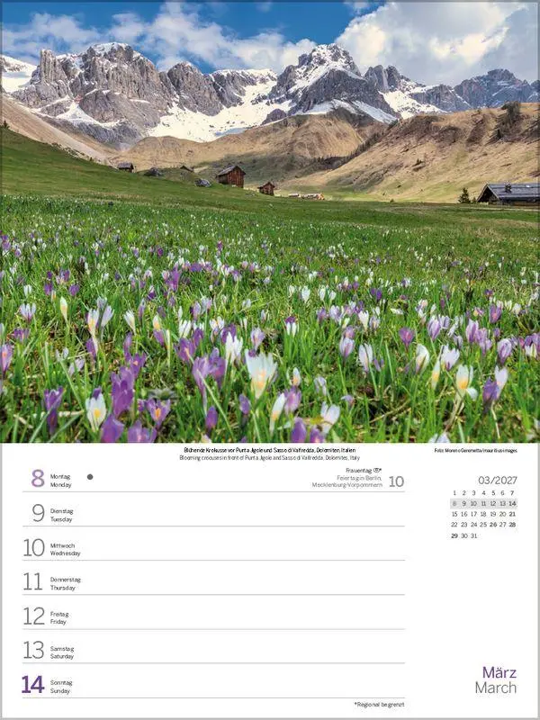 Bild: 9783819304248 | Zauber der Alpen 2027 | Korsch Verlag | Kalender | Spiralbindung