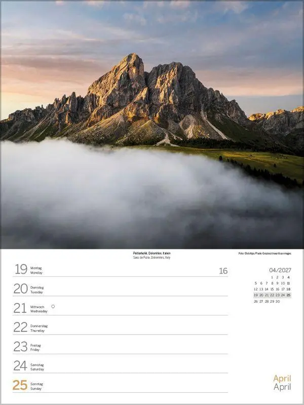 Bild: 9783819304248 | Zauber der Alpen 2027 | Korsch Verlag | Kalender | Spiralbindung