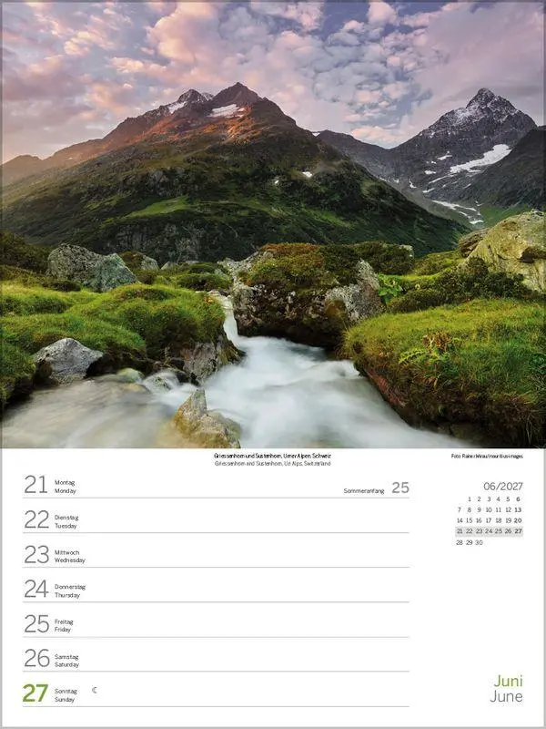 Bild: 9783819304248 | Zauber der Alpen 2027 | Korsch Verlag | Kalender | Spiralbindung