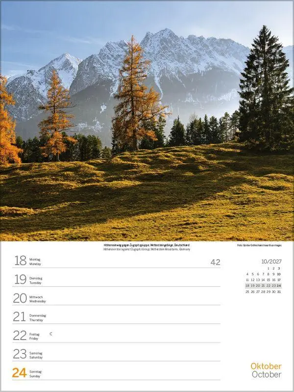 Bild: 9783819304248 | Zauber der Alpen 2027 | Korsch Verlag | Kalender | Spiralbindung