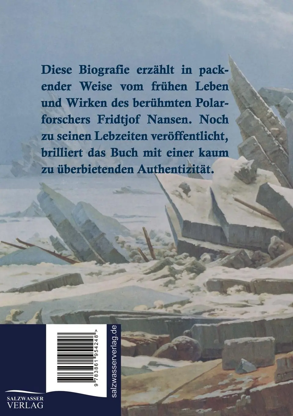 Rückseite: 9783861954248 | Fridtjof Nansen | Ein Lebensbild | Eugen Enzberg | Taschenbuch | 2010
