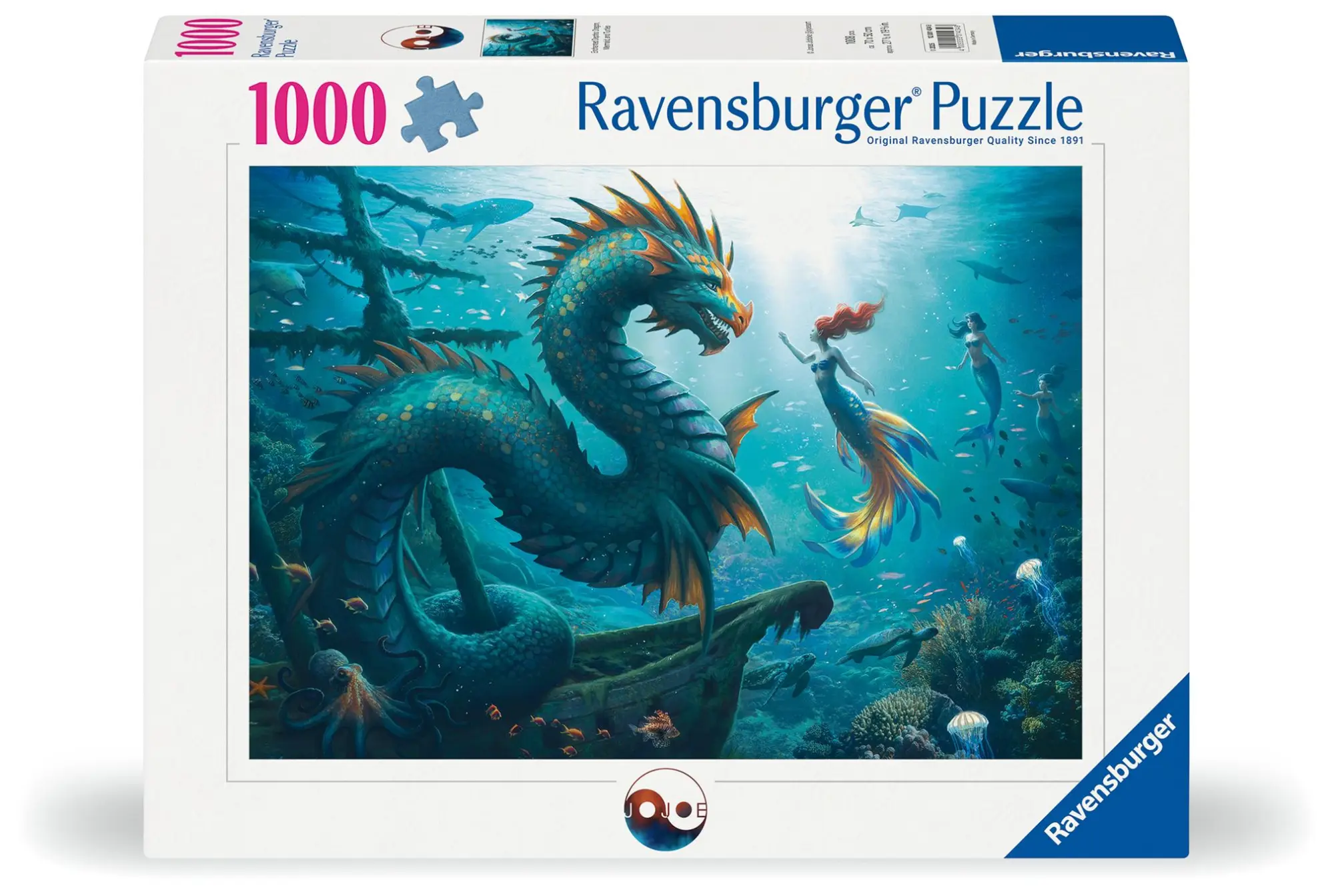 Cover: 4005555014348 | Erwachsenenpuzzle 1000 Teile - Verzauberte Tiefen: Drache,...