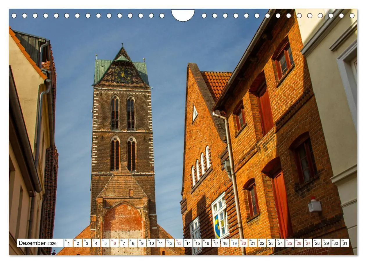 Bild: 9783457954348 | Stadt Wismar 2026 (Wandkalender 2026 DIN A4 quer), CALVENDO...
