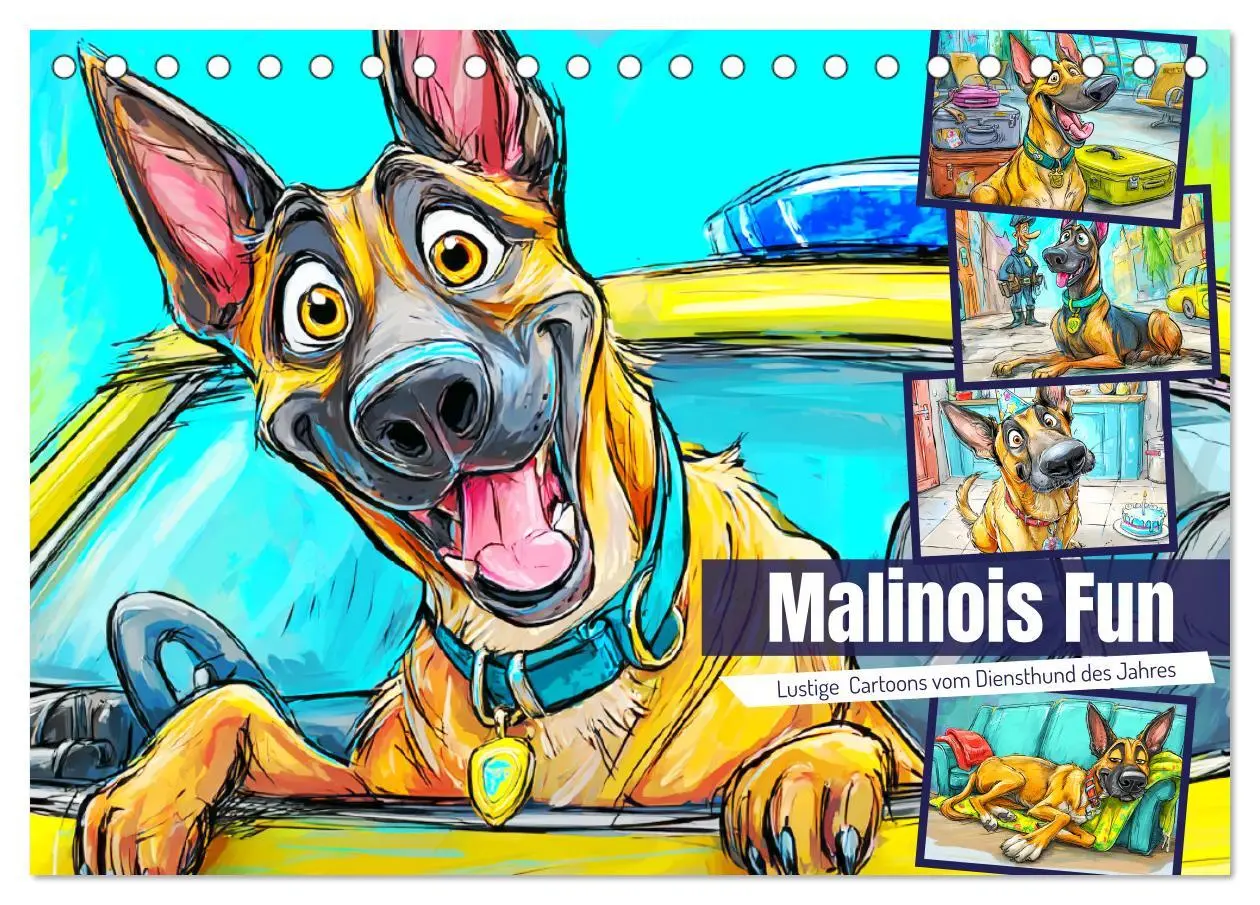 Cover: 9783516594348 | Malinois Fun. Lustige Cartoons vom Diensthund des Jahres!...