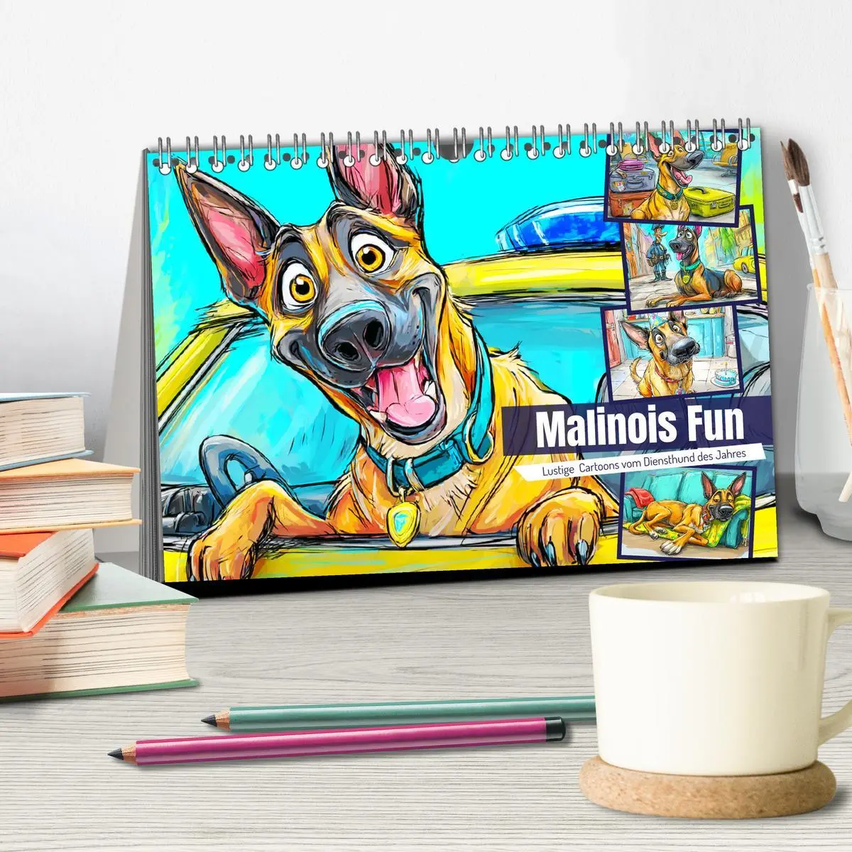 Bild: 9783516594348 | Malinois Fun. Lustige Cartoons vom Diensthund des Jahres!...