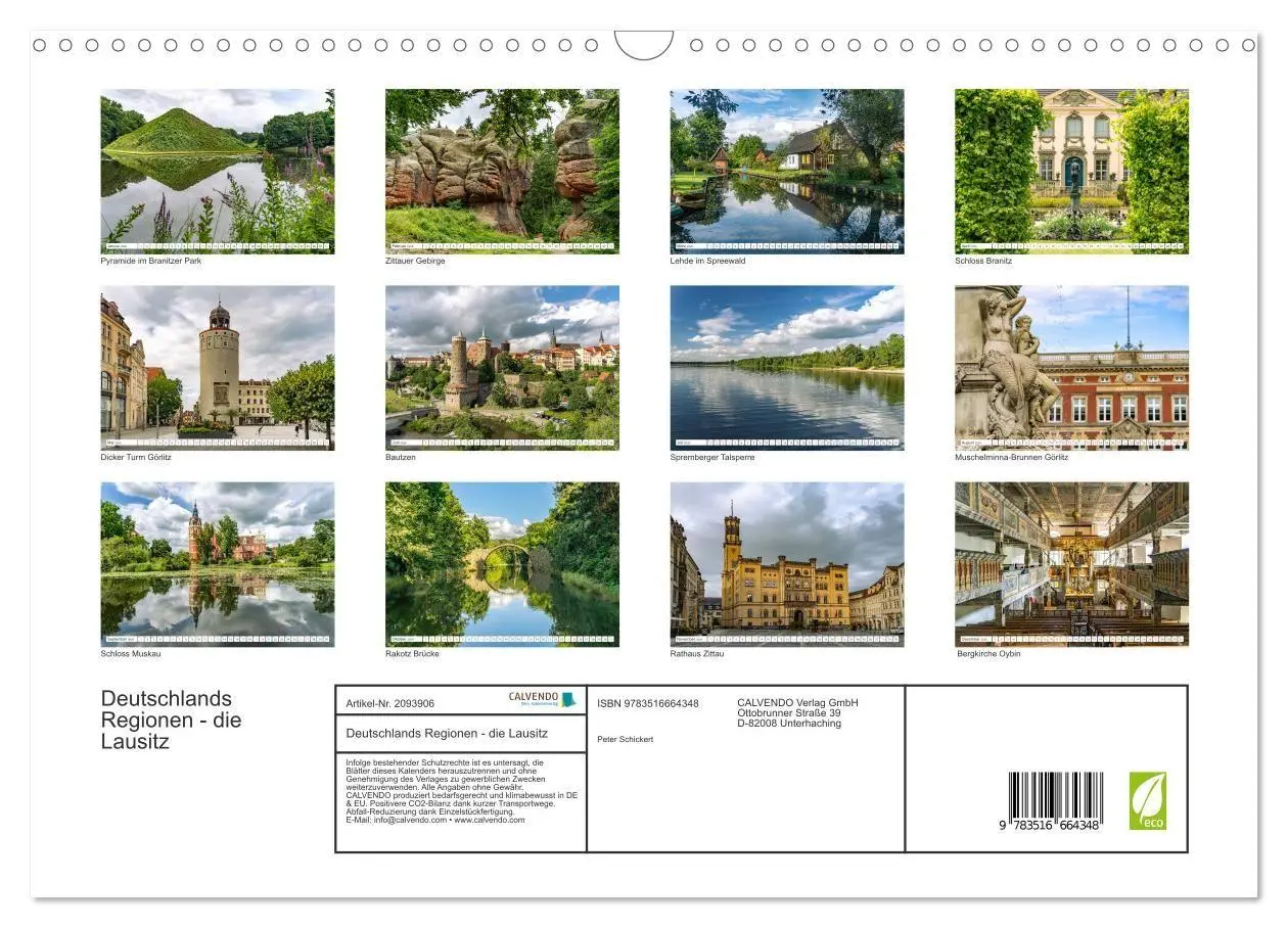 Bild: 9783516664348 | Deutschlands Regionen - die Lausitz (Wandkalender 2026 DIN A3...