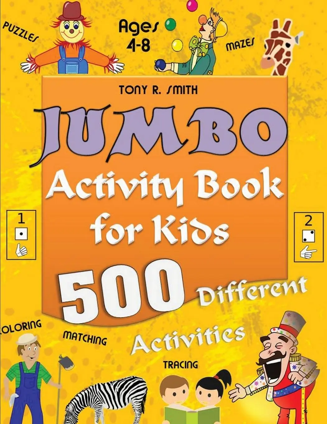 Cover: 9781952524448 | Jumbo Activity Book for Kids Ages 4-8 | 500 Different Activities