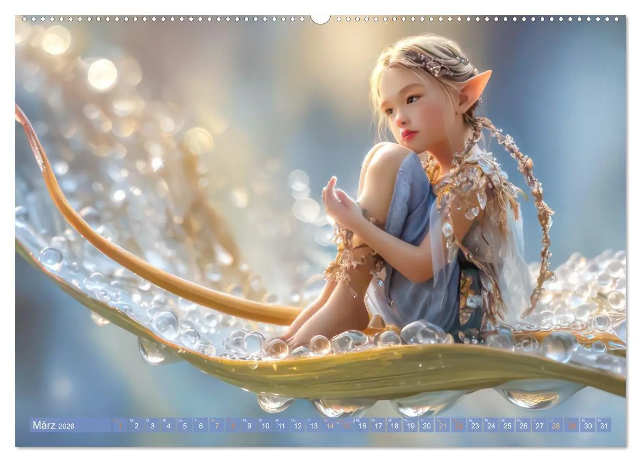 Bild: 9783516584448 | Elfenkinder - Zauberhaft lichtvolle Wesen (Wandkalender 2026 DIN A2...