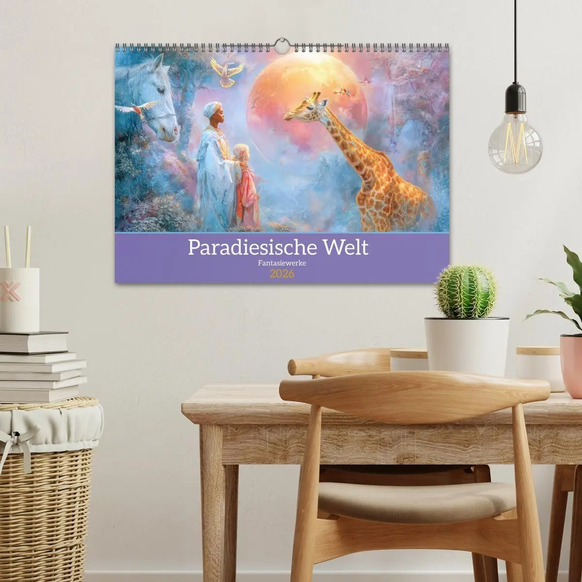 Bild: 9783516654448 | Paradiesische Welt - Fantasiewerke (Wandkalender 2026 DIN A3 quer),...
