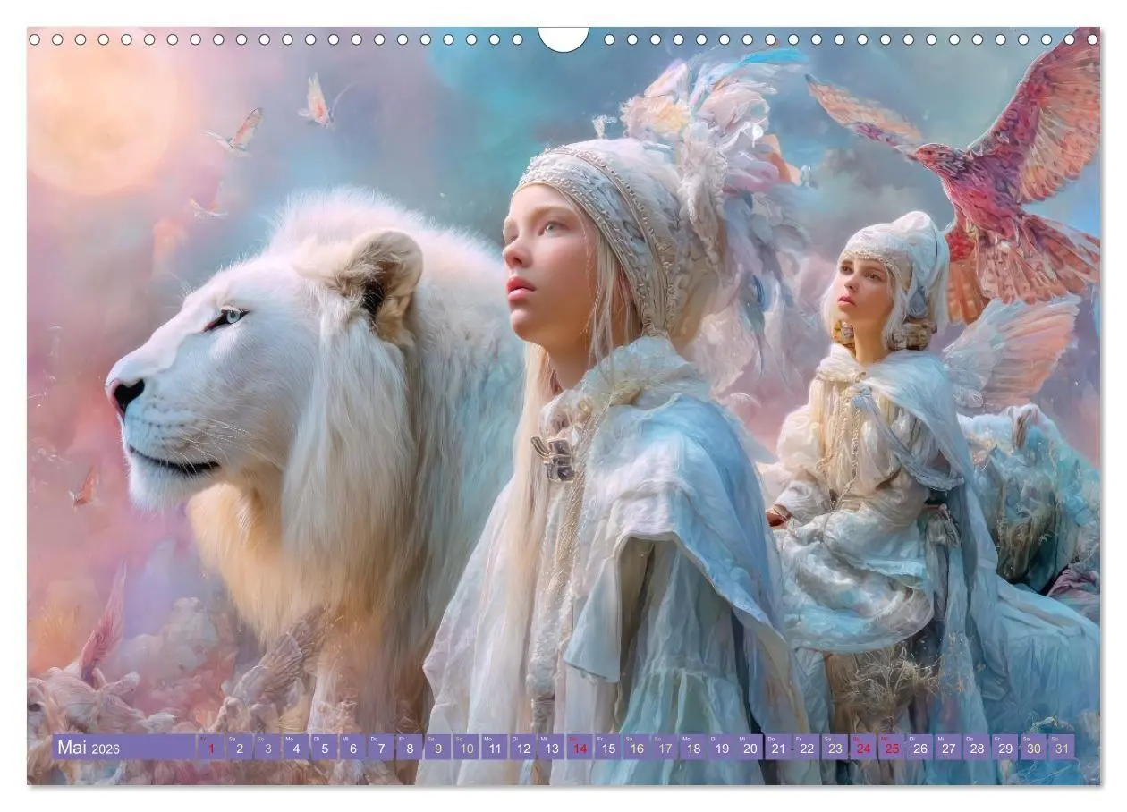 Bild: 9783516654448 | Paradiesische Welt - Fantasiewerke (Wandkalender 2026 DIN A3 quer),...