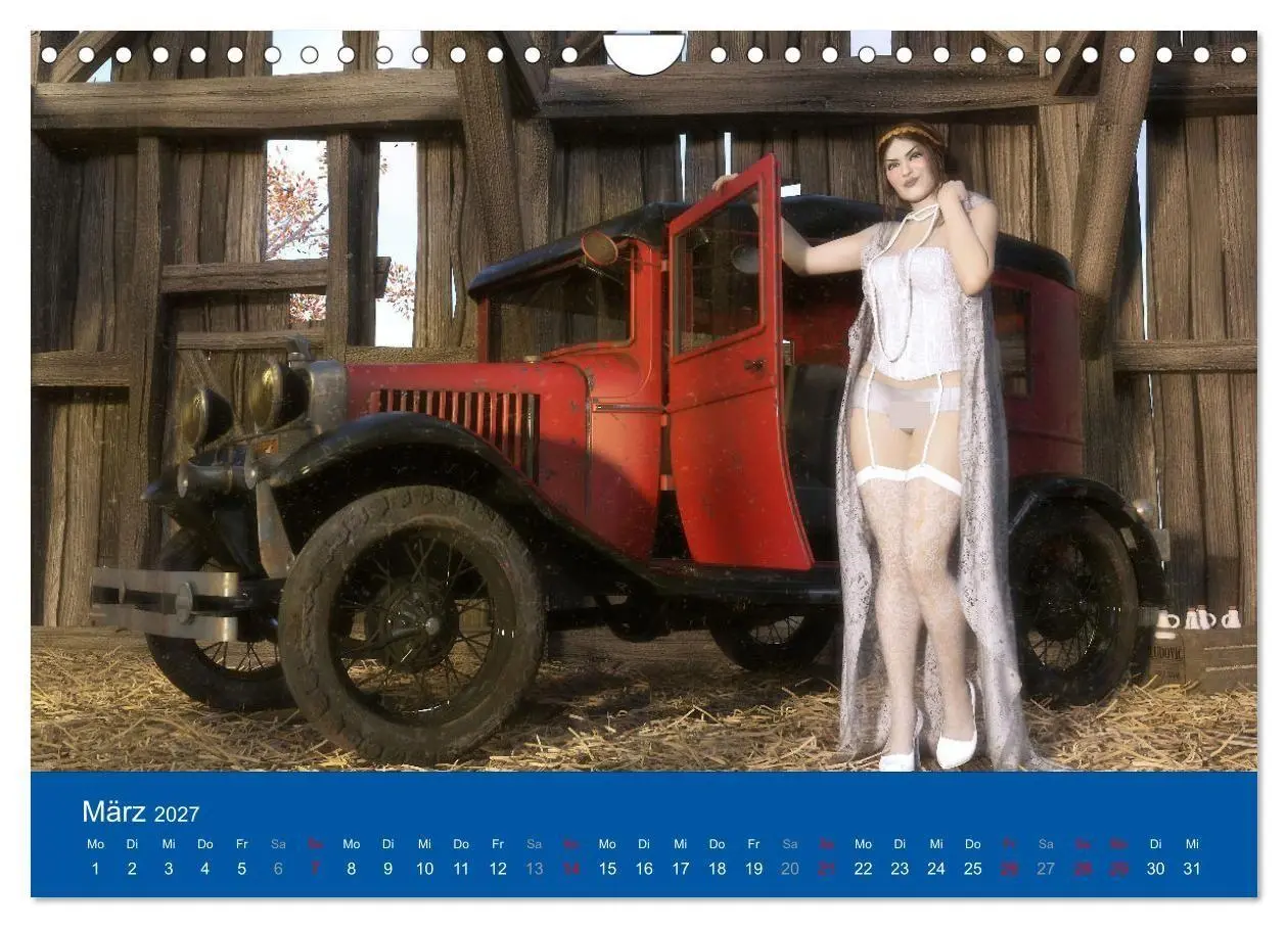 Bild: 9783569504448 | Freche Frauen und heiße Kisten (Wandkalender 2027 DIN A4 quer),...