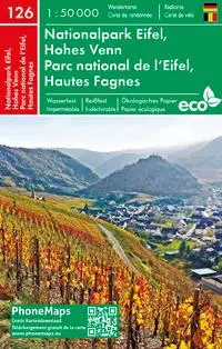 Cover: 9788074454448 | Nationalpark Eifel, Hohes Venn, Wander - Radkarte 1 : 50 000 | Berndt