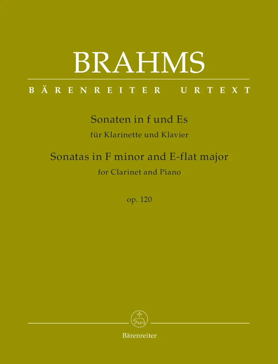 Cover: 9790006544448 | Sonatas for Clarinet and Piano op. 120 | Johannes Brahms | Buch | 2015
