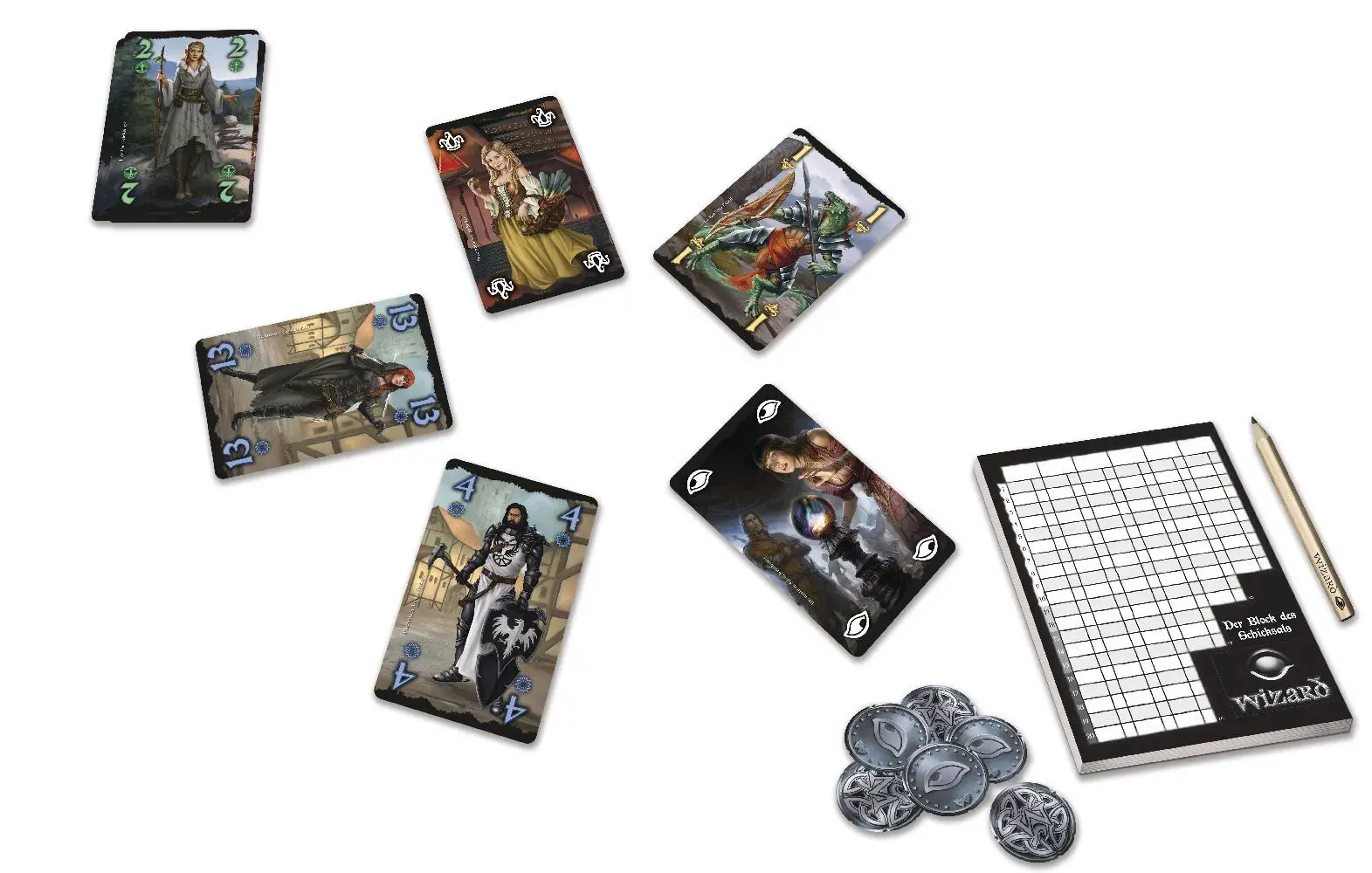 Bild: 4007396024548 | Wizard - Das Schwarze Auge (Kartenspiel) | Ken Fisher | Spiel | 02454