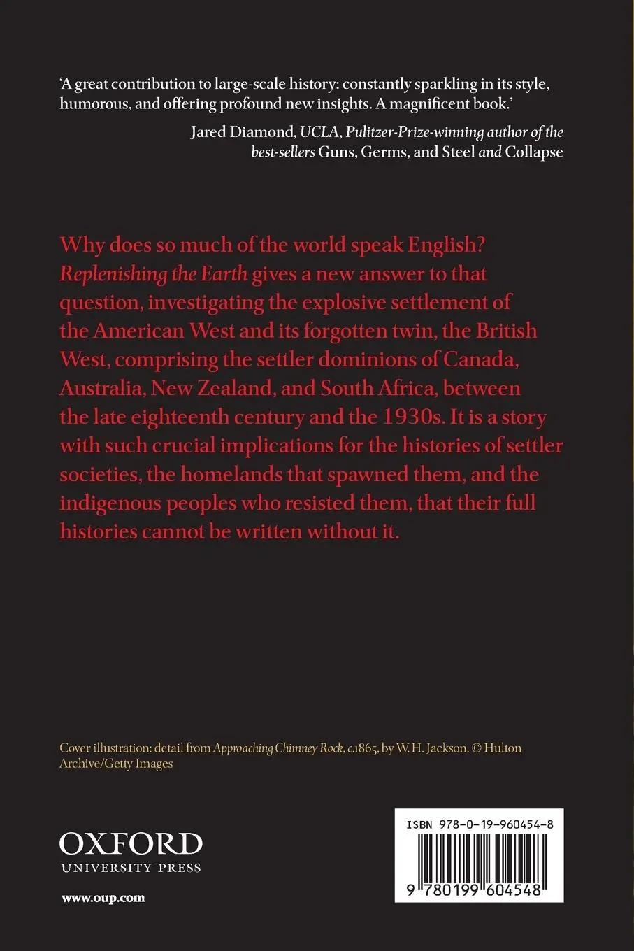 Rückseite: 9780199604548 | Replenishing the Earth | James Belich | Taschenbuch | Englisch | 2011