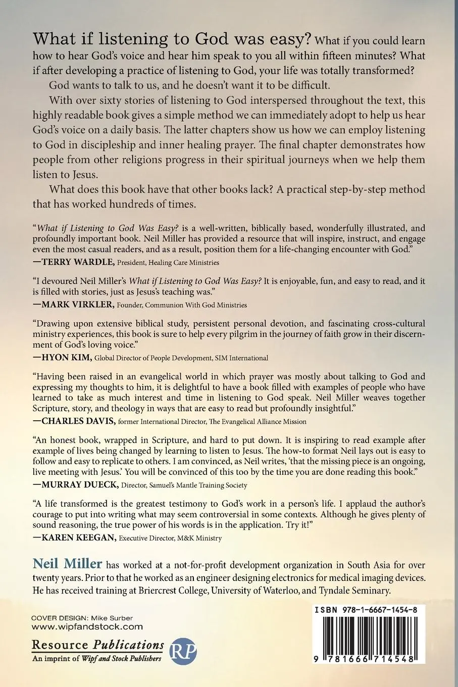 Rückseite: 9781666714548 | What if Listening to God Was Easy? | Neil Miller | Taschenbuch | 2021