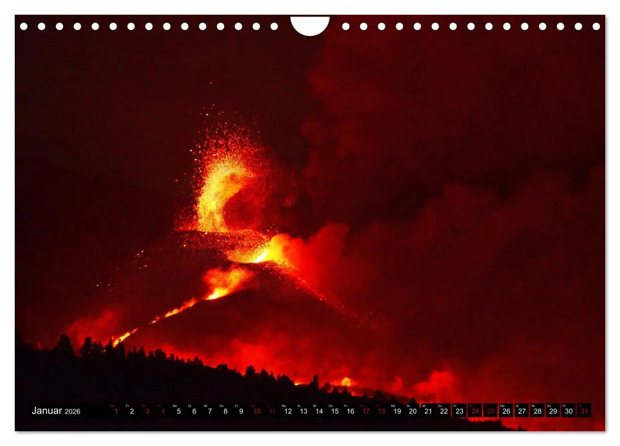 Bild: 9783457554548 | La Palma - der Vulkan Tajogaite (Wandkalender 2026 DIN A4 quer),...