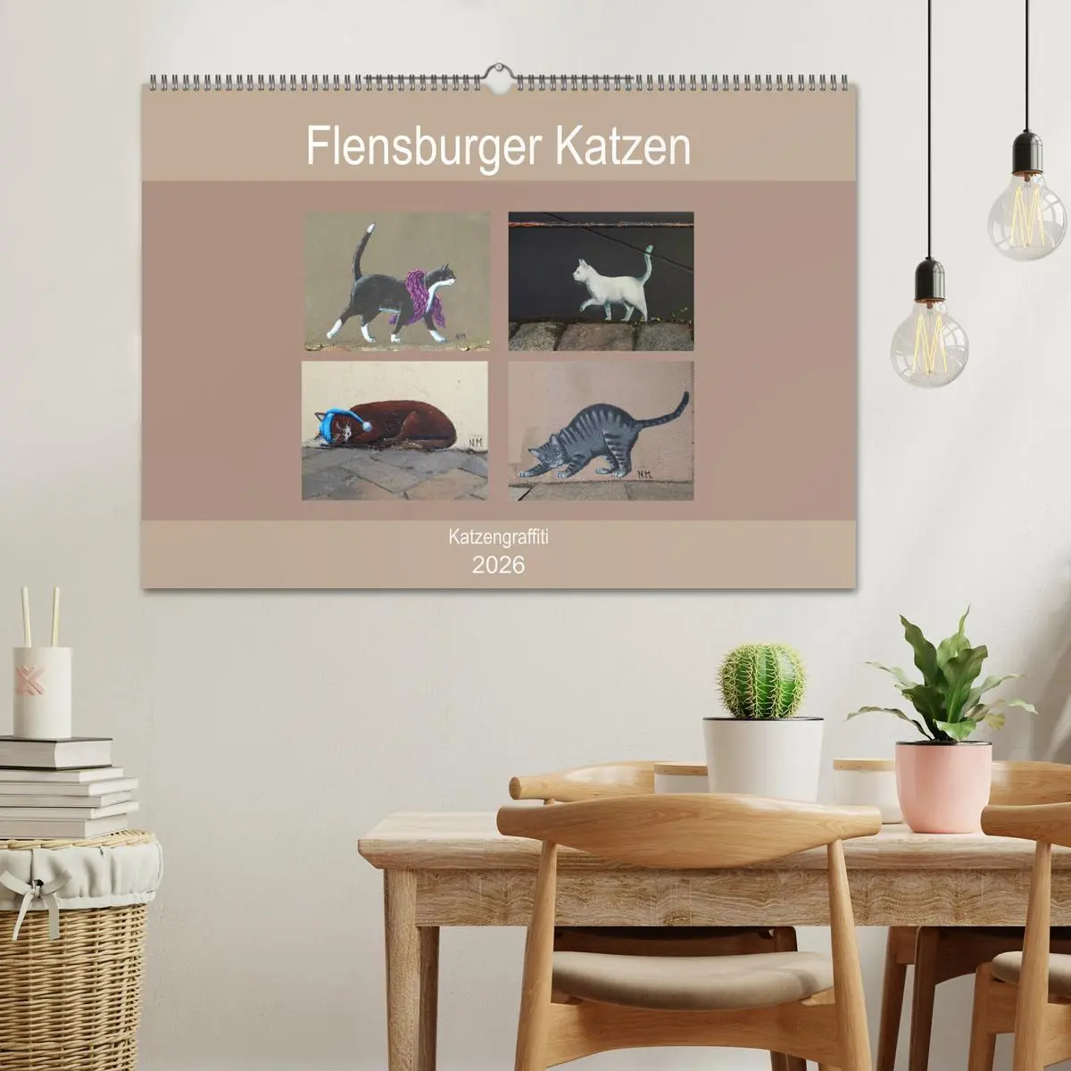 Bild: 9783457934548 | Flensburger Katzen (Wandkalender 2026 DIN A2 quer), CALVENDO...