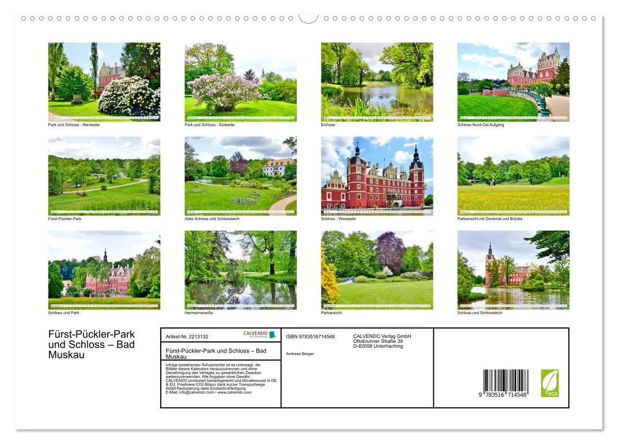Bild: 9783516714548 | Fürst-Pückler-Park und Schloss - Bad Muskau (hochwertiger Premium...