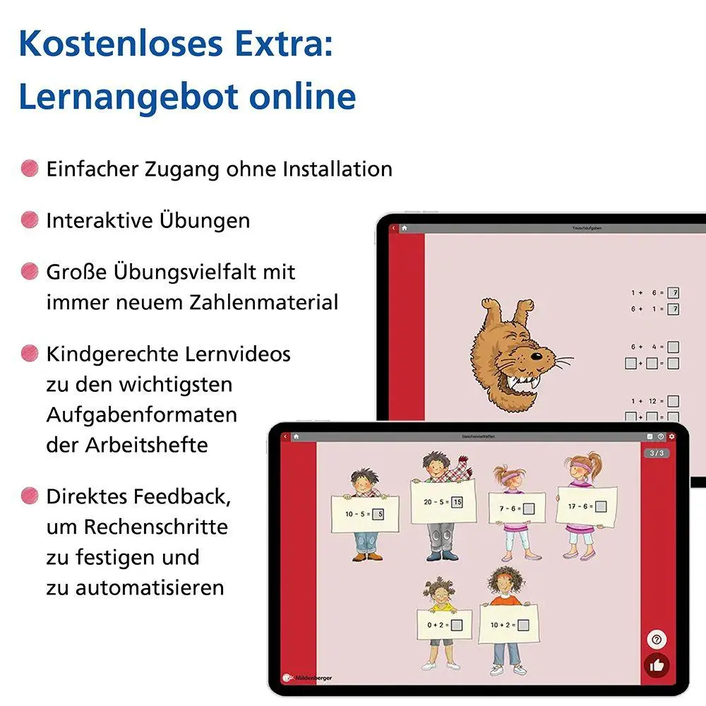 Bild: 9783619154548 | Das Übungsheft Mathematik 1 | Denk- und Rechentraining, Klasse 1