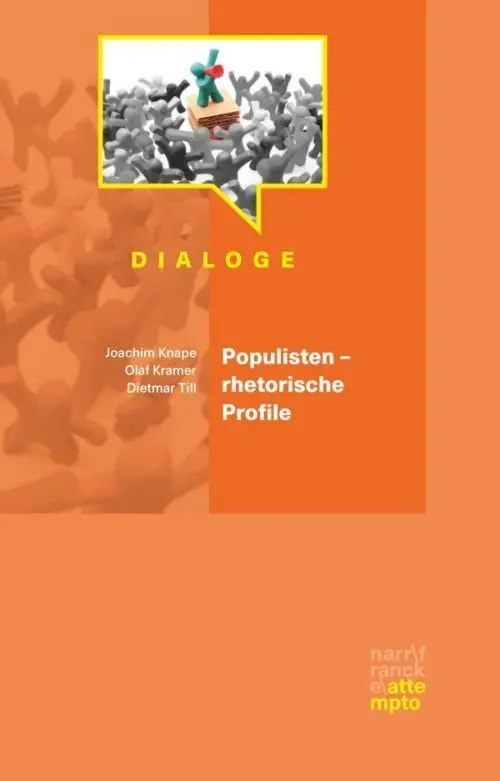 Cover: 9783893084548 | Populisten - rhetorische Profile | Joachim Knape (u. a.) | Taschenbuch