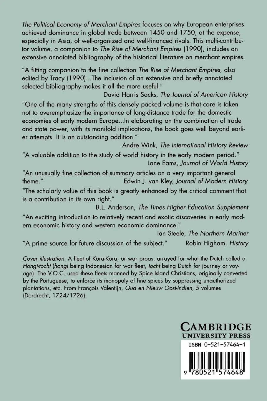 Rückseite: 9780521574648 | The Political Economy of Merchant Empires | James D. Tracy (u. a.)