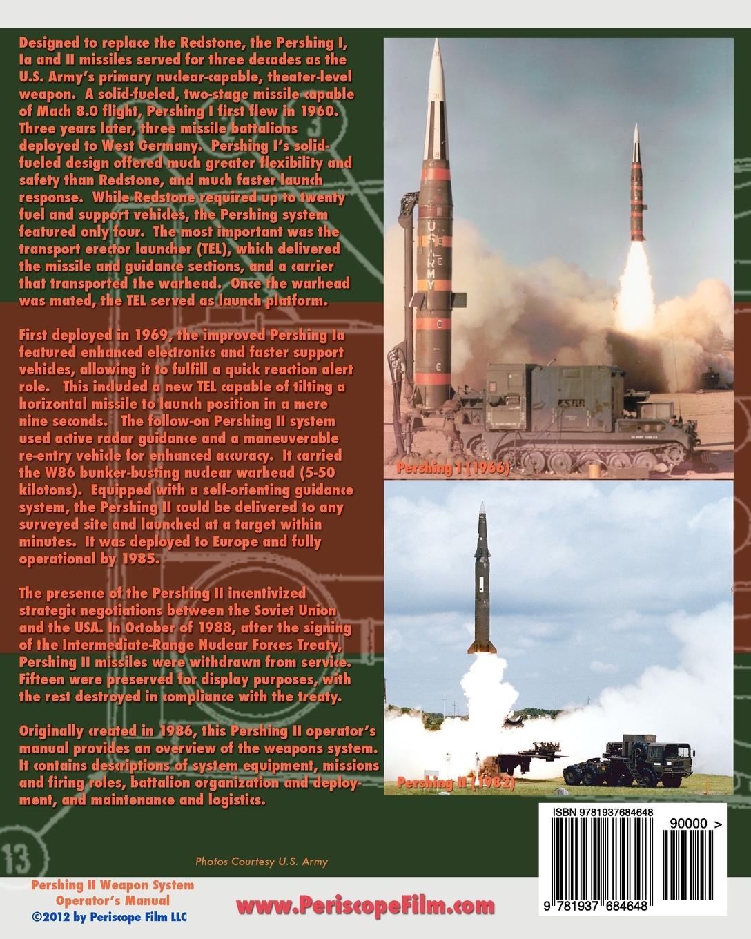 Rückseite: 9781937684648 | Pershing II Weapon System Operator's Manual | Army | Taschenbuch