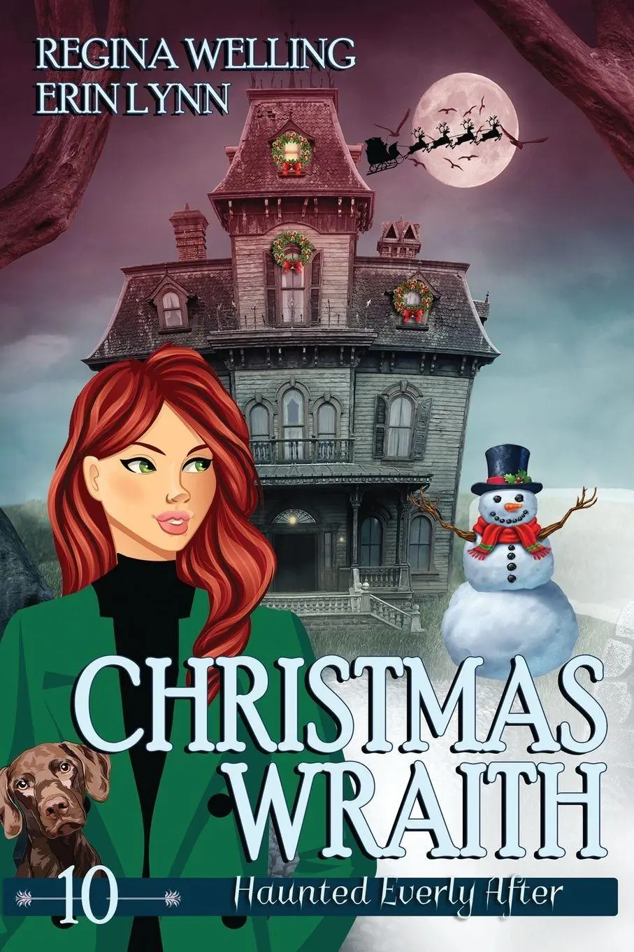 Cover: 9781953044648 | Christmas Wraith (Large Print) | A Cozy Mystery with a Ghostly Twist