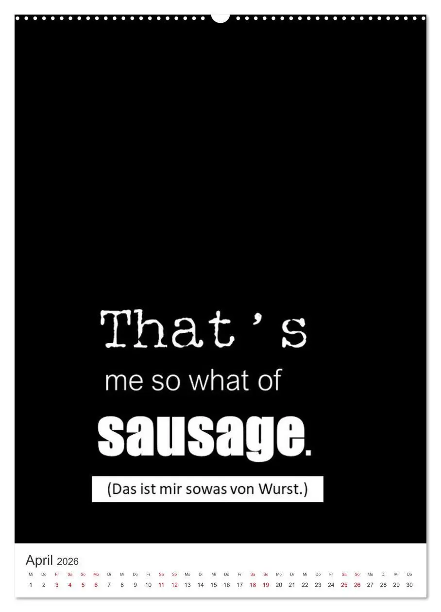 Bild: 9783516324648 | DENGLISCH durchs Jahr (hochwertiger Premium Wandkalender 2026 DIN...