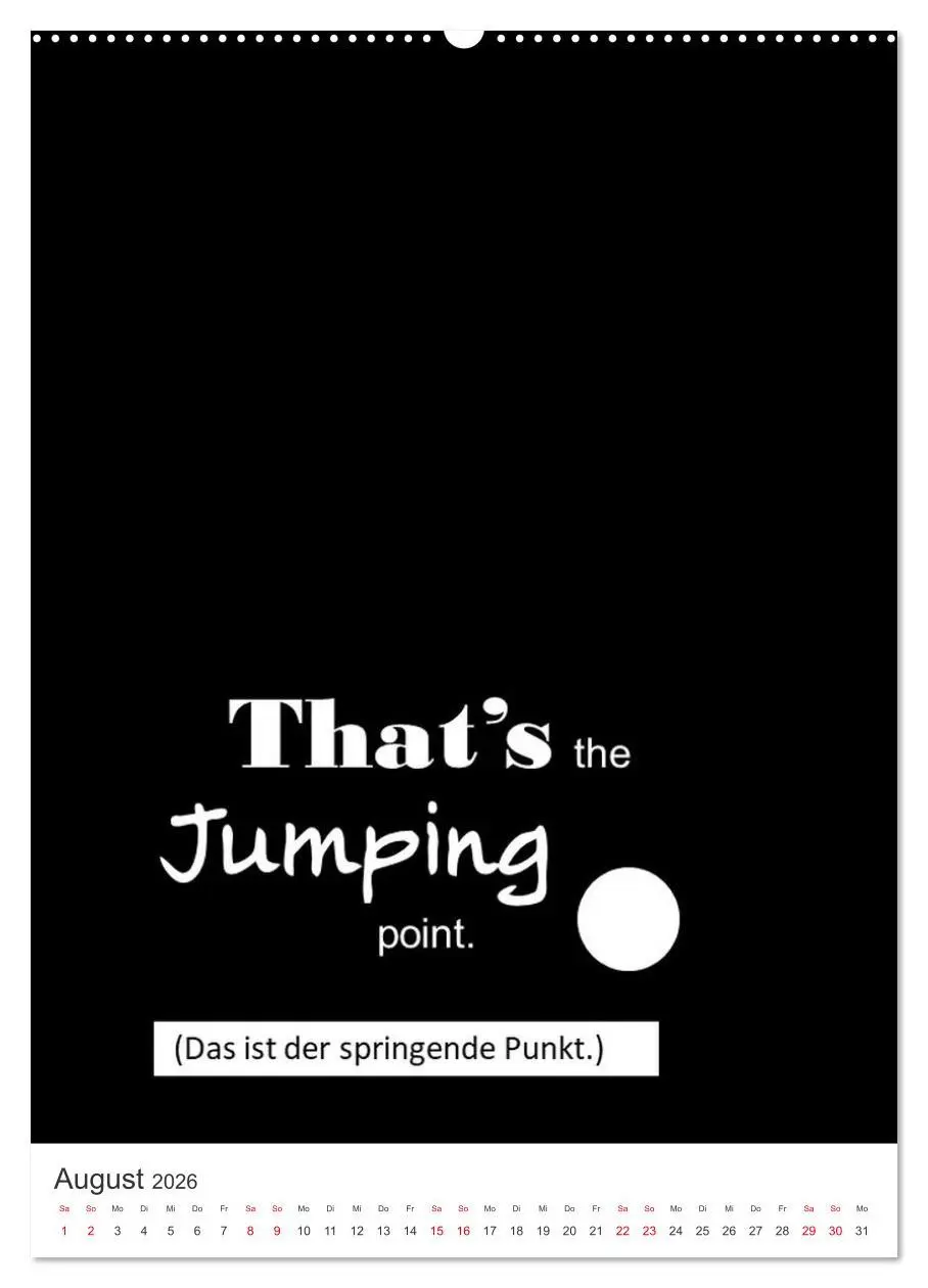 Bild: 9783516324648 | DENGLISCH durchs Jahr (hochwertiger Premium Wandkalender 2026 DIN...