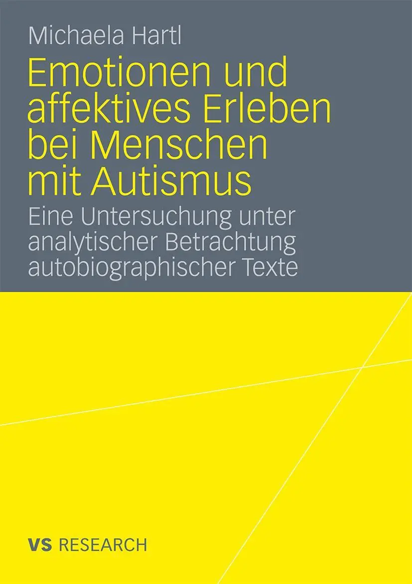 Cover: 9783531174648 | Emotionen und affektives Erleben bei Menschen mit Autismus | Hartl