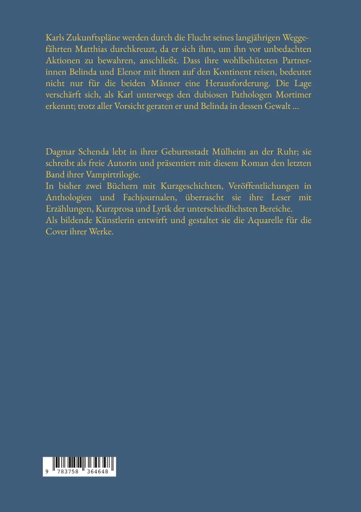 Rückseite: 9783758364648 | Die endgültige Akzeptanz | Dagmar Schenda | Taschenbuch | 248 S.
