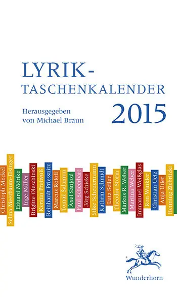 Cover: 9783884234648 | Lyrik-Taschenkalender 2015 | Michael Braun | Buch | Kalender | Deutsch