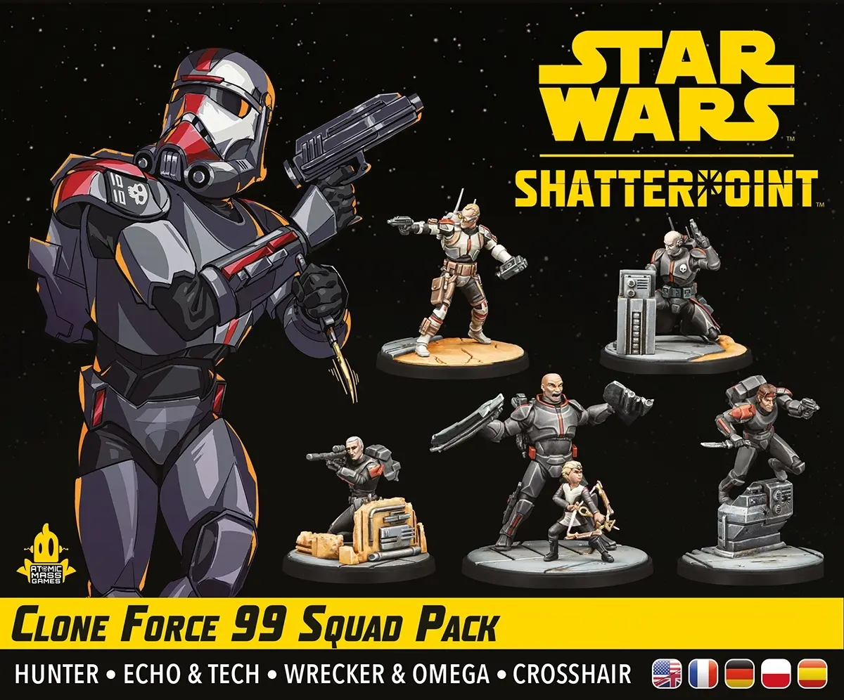 Cover: 841333124748 | Star Wars: Shatterpoint - Clone Force 99 Squad Pack (Squad-Pack...