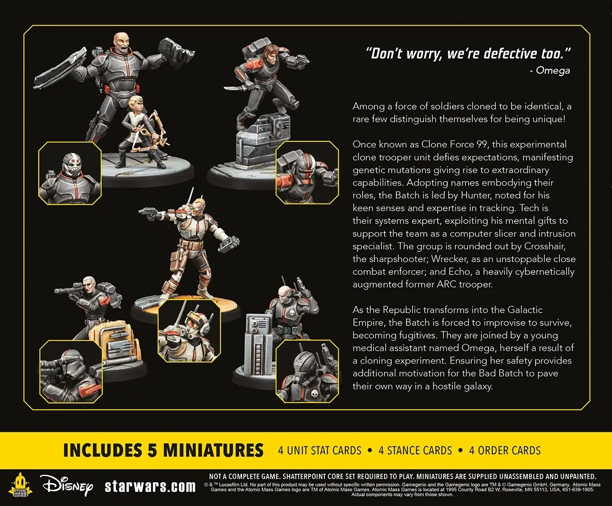 Bild: 841333124748 | Star Wars: Shatterpoint - Clone Force 99 Squad Pack (Squad-Pack...