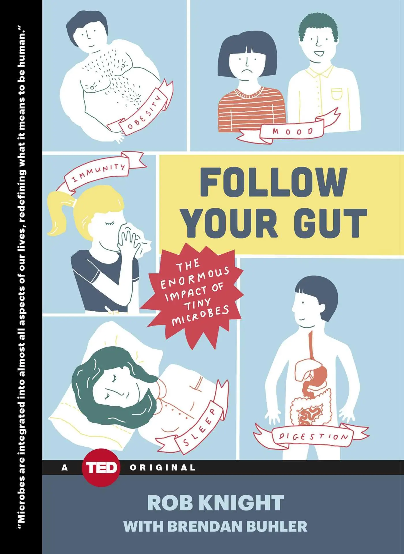 Cover: 9781476784748 | Follow Your Gut: The Enormous Impact of Tiny Microbes | Rob Knight