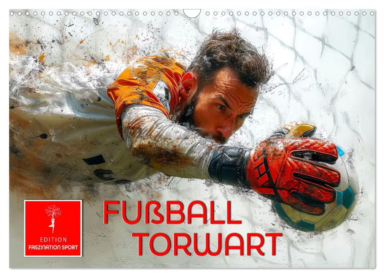 Cover: 9783457464748 | Fußball Torwart (Wandkalender 2026 DIN A3 quer), CALVENDO...