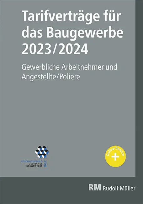 Cover: 9783481044848 | Tarifverträge für das Baugewerbe 2023/2024 | Heribert Jöris | Buch