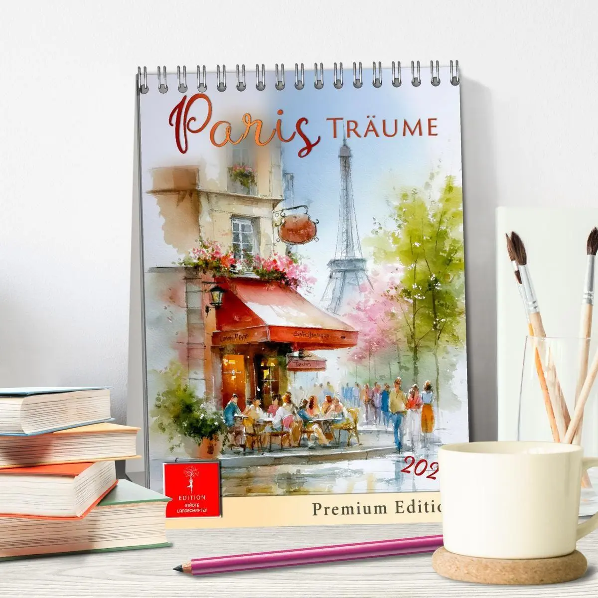 Bild: 9783516784848 | Paris Träume (Tischkalender 2027 DIN A5 hoch), CALVENDO Monatskalender