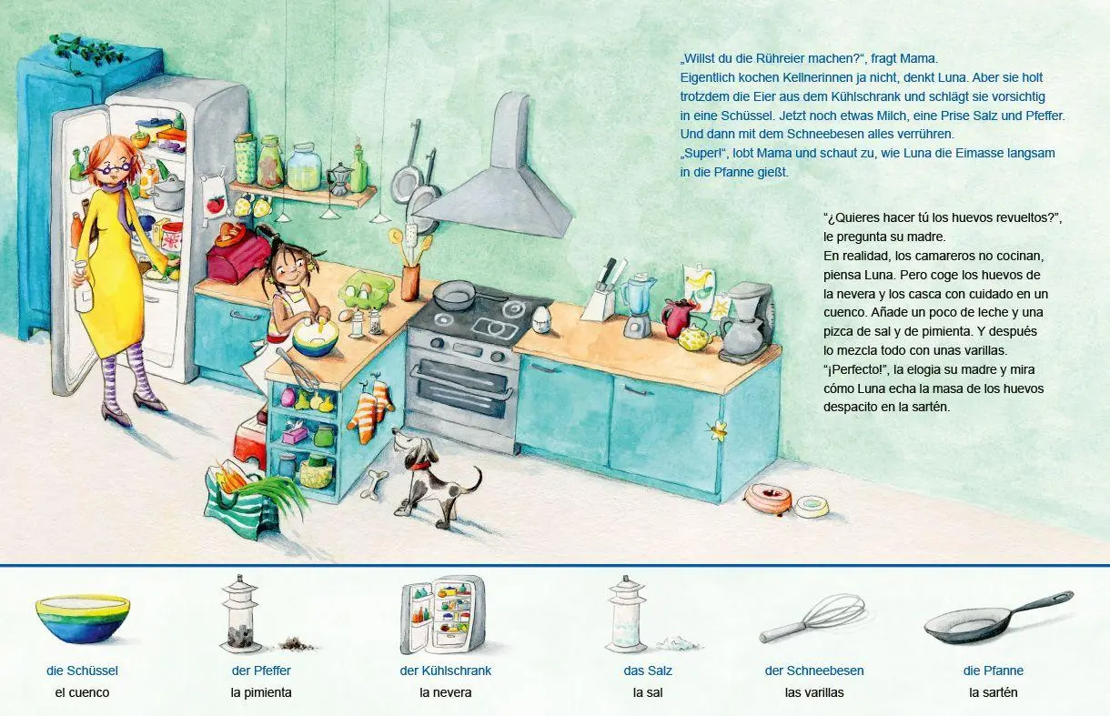 Bild: 9783695054848 | In der Küche (Deutsch-Spanisch) | Zweisprachiges Kinderbuch | Fischer