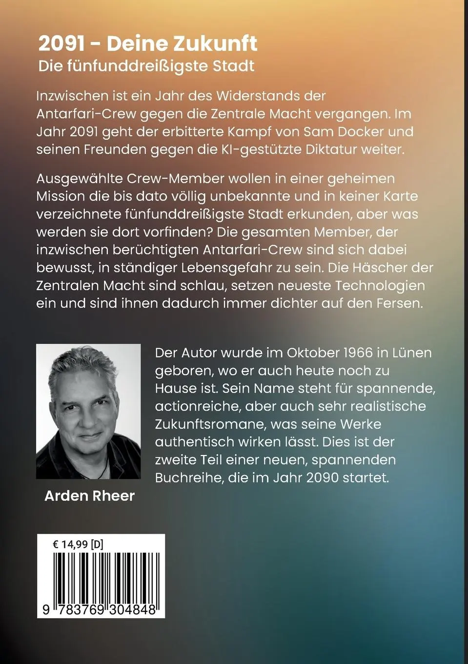 Rückseite: 9783769304848 | 2091 Deine Zukunft | Die fünfunddreißigste Stadt | Arden Rheer | Buch