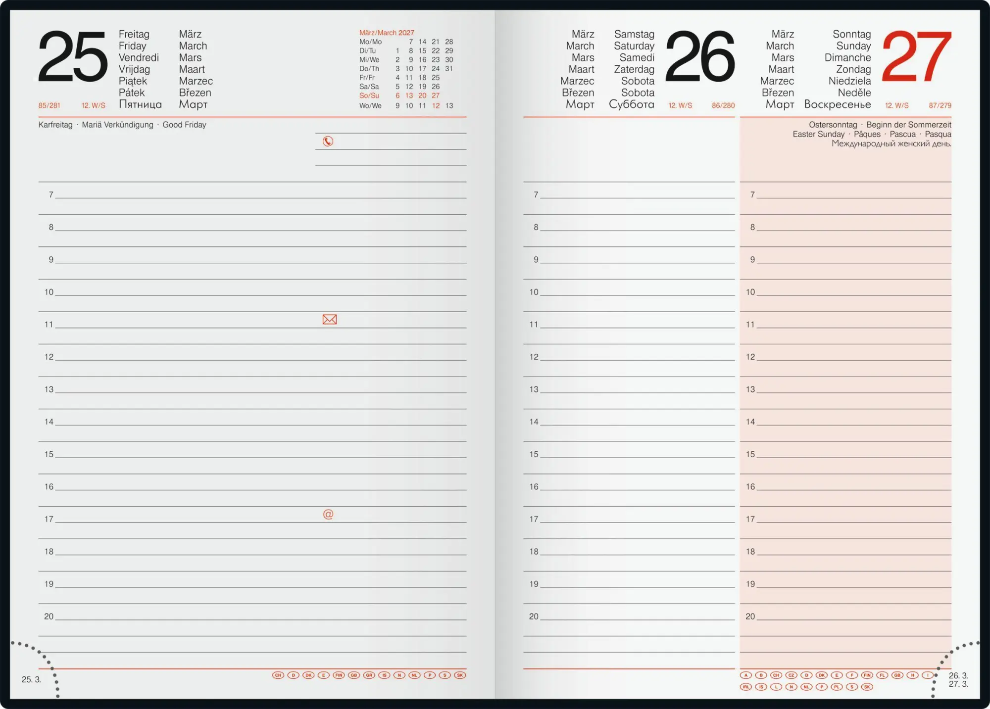 Bild: 4003273794948 | rido/idé 7026033017 Buchkalender Mod. Mentor 2027 A5, Kunstleder,...