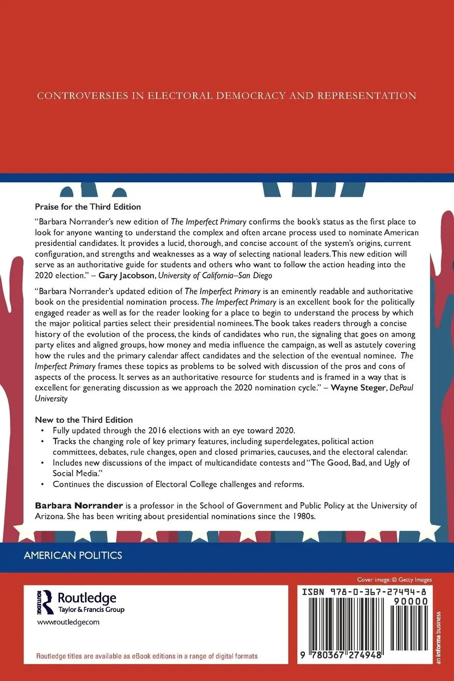 Rückseite: 9780367274948 | The Imperfect Primary | Barbara Norrander | Taschenbuch | Englisch