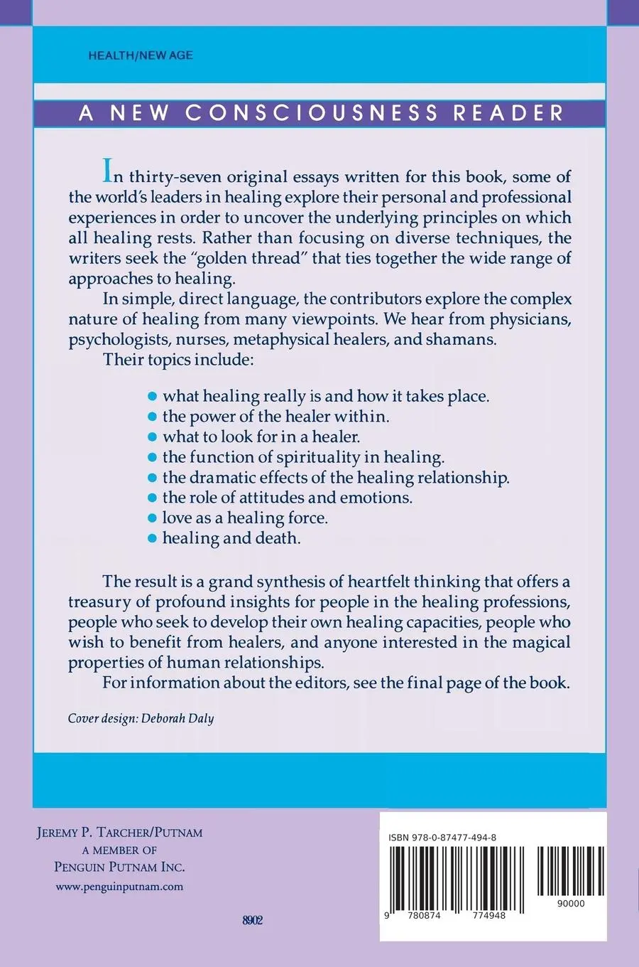 Rückseite: 9780874774948 | Healers on Healing | Richard Carlson | Taschenbuch | Englisch | 1989