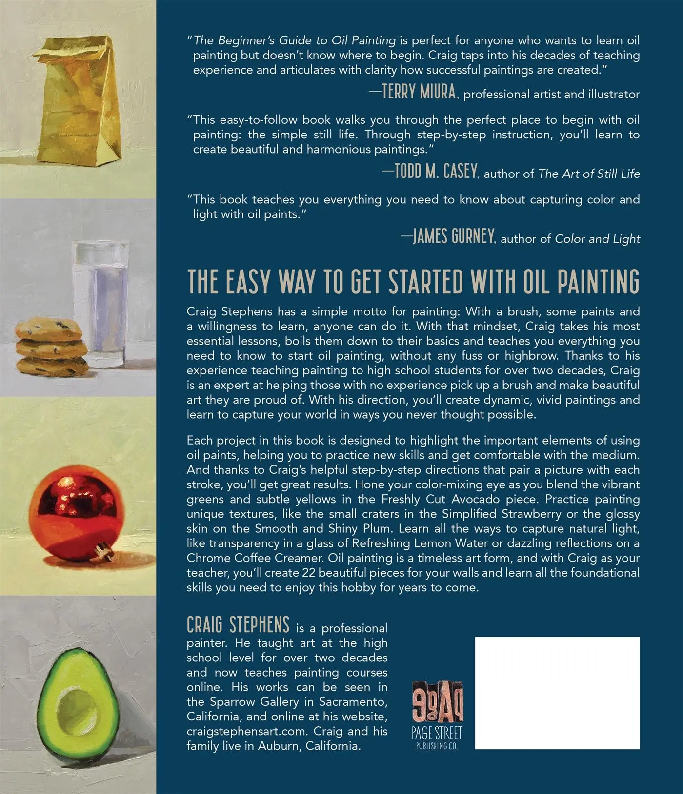 Rückseite: 9781645674948 | The Beginner's Guide to Oil Painting | Craig Stephens | Taschenbuch