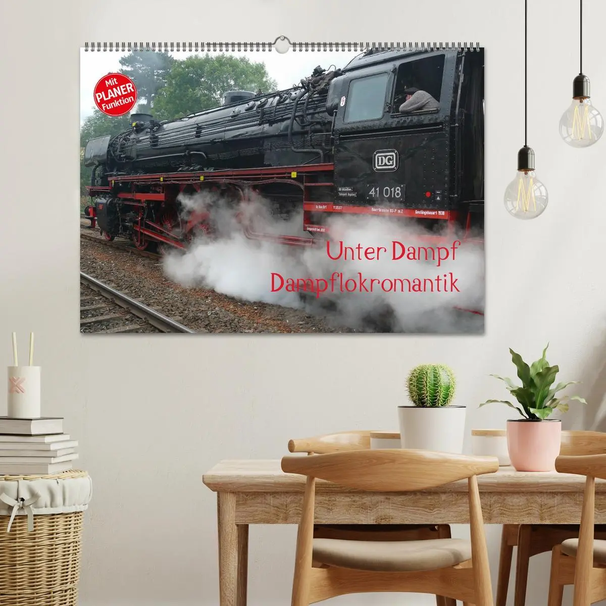 Bild: 9783457994948 | Unter Dampf - Dampflokromantik (Wandkalender 2026 DIN A2 quer),...